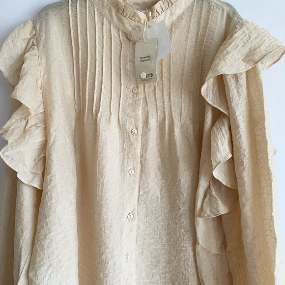 NEW WITH TAGS: MNG Blouse - US Size 8 (EUR L) - Picture 2 of 3